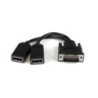 StarTech 8in (20 cm) DMS-59 to Dual DisplayPort Adapter Cable - 4K
