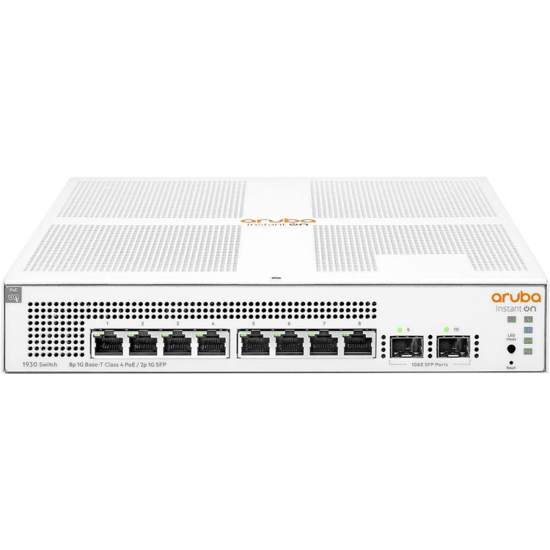 HPE Aruba ION 1930 8G 2SFP 124W POE+ Switch