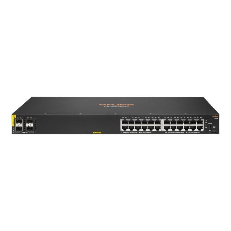 HPE Aruba 6100 24G CL4 POE+ 4SFP+ SWCH