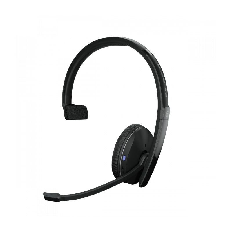 EPOS Adapt 230 Mono Bluetooth Headset - Works with Mobile / PC - Microsoft Teams and UC Certified - upto 27 Hour Talk Time - Fol