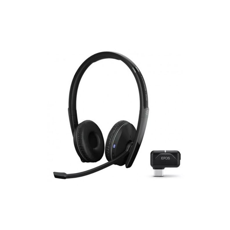 EPOS Adapt 261 Dual Bluetooth Headset - Works with Mobile / PC - Microsoft Teams and UC Certified - upto 27 Hour Talk Time - Fol