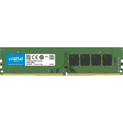 Crucial 8GB (1x8GB) DDR4 UDIMM 3200MHz CL22 1.2V Unbuffered Desktop PC Memory RAM