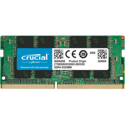 Crucial 8GB (1x8GB) DDR4 SODIMM 3200MHz CL22 1.2V Notebook Laptop Memory RAM
