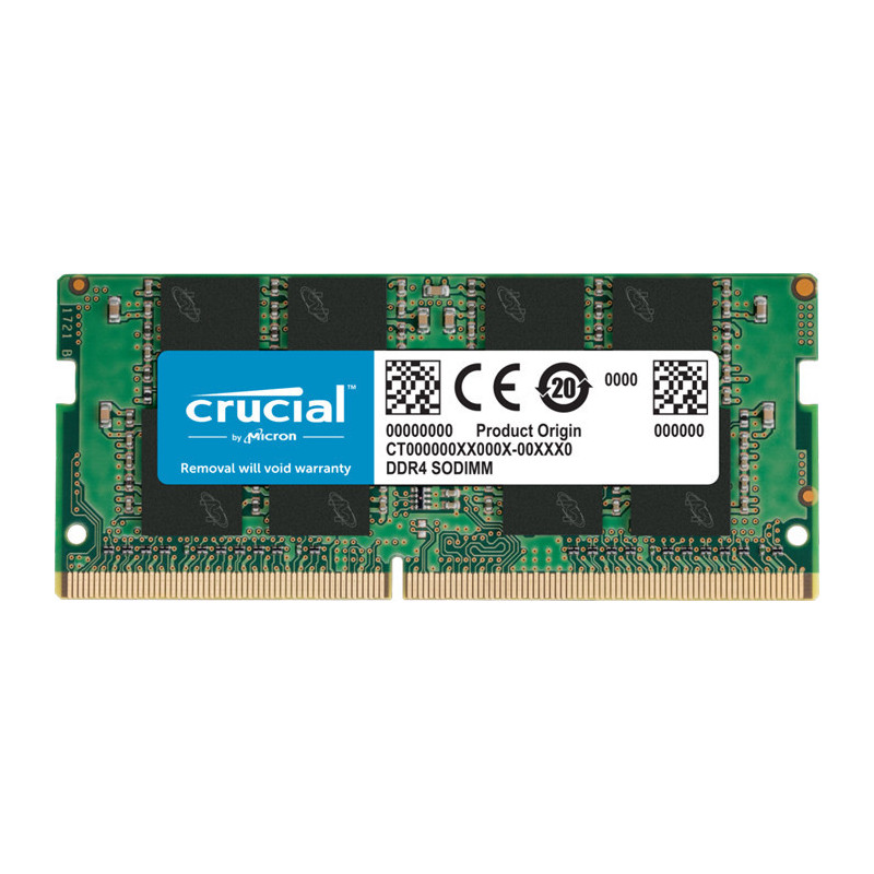 Crucial 8GB (1x8GB) DDR4 SODIMM 3200MHz CL22 1.2V Notebook Laptop Memory RAM
