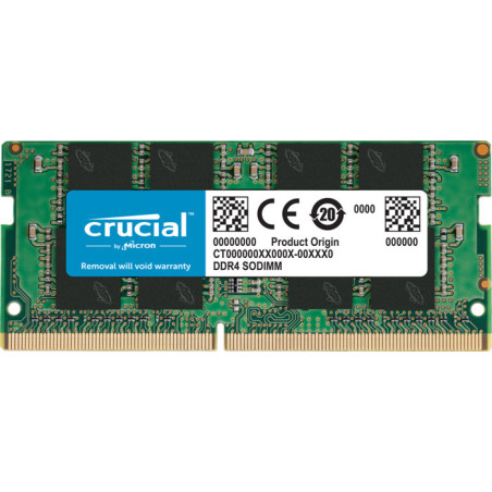 Crucial 8GB (1x8GB) DDR4 SODIMM 3200MHz CL22 1.2V Notebook Laptop Memory RAM