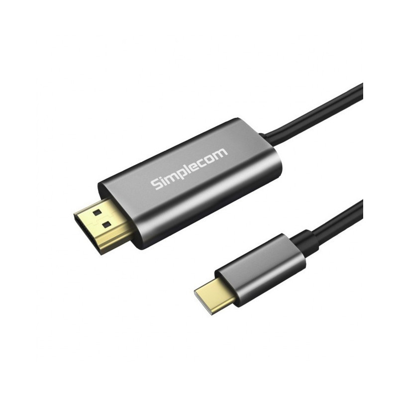 Simplecom DA321 USB-C Type C to HDMI Cable 1.8M (6ft) 4K@30Hz