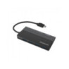 Simplecom CH330 Portable USB-C to 4 Port USB-A Hub USB 3.2 Gen1 with Cable Storage - Black