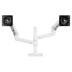 Ergotron LX Dual Monitor Stacking Arm - No Grommet Mount