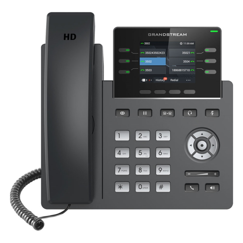 Grandstream IP Phone with 2.8in colour LCD display