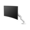 Ergotron HX Desk Heavy Monitor Arm Mount - White