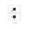 Ergotron LX Dual Stacking Arm - Tall Pole (White)