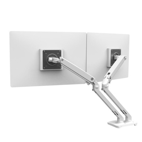 Ergotron MXV Desk Dual Monitor Arm Mount - White