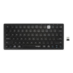 Kensington Multi-Device Dual Wireless Compact Keyboard - Black