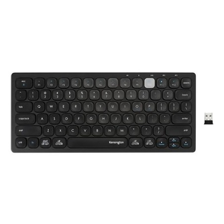 Kensington Multi-Device Dual Wireless Compact Keyboard - Black