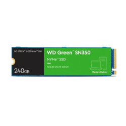 Western Digital WD Green SN350 1TB M.2 NVMe SSD 3200MB/s 2500MB/s R/W 80TBW 340K/380K IOPS1M hrs MTTF 3yrs wty
