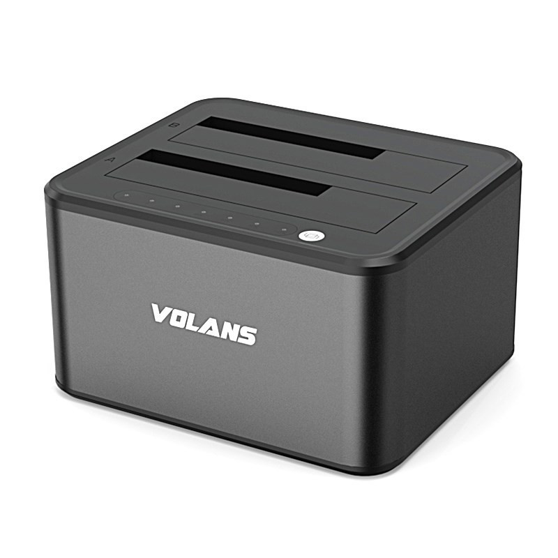 Volans VL-DS30S Dual Bay USB 3.0 Aluminium Docking Station