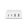 Belkin BOOST?CHARGE 108W 4 Ports USB GaN Desktop Charger with Intelligent Power Sharing - White (WCH010auWH) - Intelligent Power