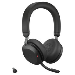 Jabra Evolve2 75 UC ANC Stereo Bluetooth Headset (USB-C Dongle)