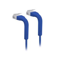 Ubiquiti UniFi Patch Cable .22m Blue - Both End Bendable to 90 Degree - RJ45 Ethernet Cable - Cat6 - Ultra-Thin 3mm Diameter U-C