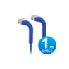 Ubiquiti UniFi Patch Cable 1m Blue - Both End Bendable to 90 Degree - RJ45 Ethernet Cable - Cat6 - Ultra-Thin 3mm Diameter U-Cab