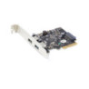 StarTech 2-Port USB PCIe Card with 10Gbps/port - USB 3.1/3.2 Gen 2 Type-A PCI Express 3.0 x2 Host Controller Expansion Card - Ad