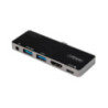 StarTech USB C Multiport Adapter - USB-C to 4K 60Hz HDMI 2.0 - 100W Power Delivery Pass-Through Charging - 3-Port USB 3.0 Hub - 