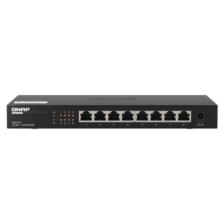 QNAP QSW-1108-8T 8-Port 2.5GbE Unmanaged Desktop Switch