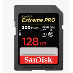 SanDisk 128GB Extreme PRO SDXC Class 10 UHS-II U3 Memory Card - 300MB/s