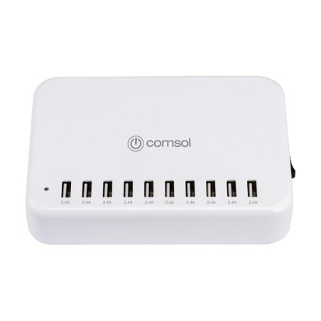 Comsol 10 Port USB Charging Station 120W Total Power