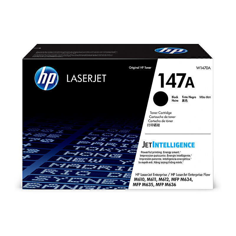 HP 147A Black Toner - Approx 10.5K Pages - For M610 - M611 - M612 - M634 - M635