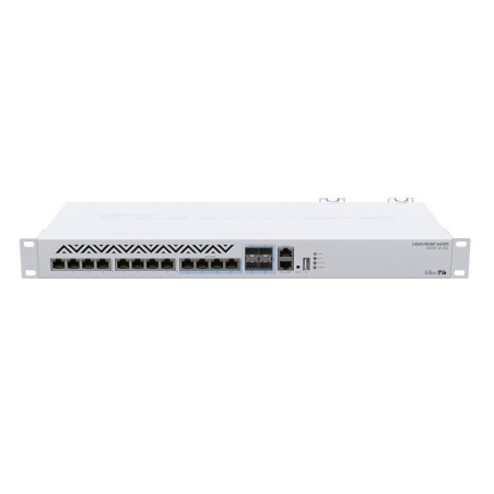 MikroTik CRS312-4C+8XG-RM 12-Port 10G Switch Dual Power Supply Rack Kit