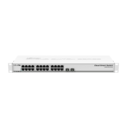 MikroTik CSS326-24G-2S+RM SwOS powered 24 port Gigabit Ethernet switch 2x SFP+ 1U Rackmount