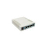 MikroTik RB260GS 5x Gigabit Ethernet Smart Switch, SFP cage, plastic case, SwOS