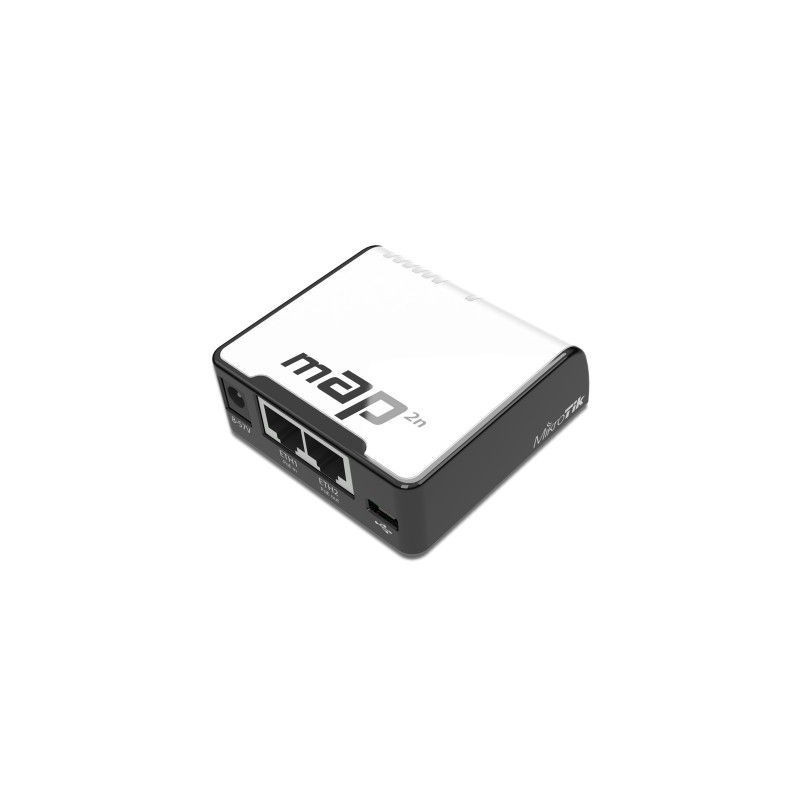 MikroTik RBmAP-2nD AR9331 CPU, 64MB RAM, 2xLAN, built-in 2.4Ghz 802.11bgn wireless