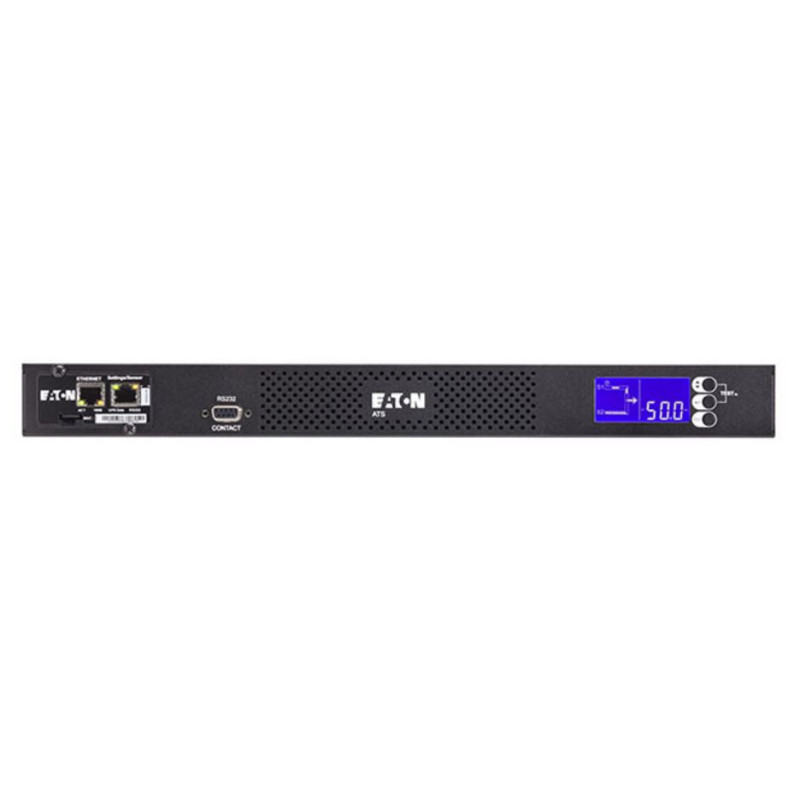Eaton Automatic Transfer Switch W/Network Card - (2)C20 16A input - (8)C13 - (1)C19 Outlets - 440 X 390 X 43 - 5Kg