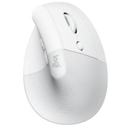 Logitech Lift Vertical Ergonomic Mouse - Off White/Pale Grey