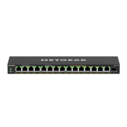Netgear 16 Port Poe Gigabit Ethernet Plus Switch (Gs316Epp) - With 16 X Poe+ @ 231W - Desktop/Wall Mount