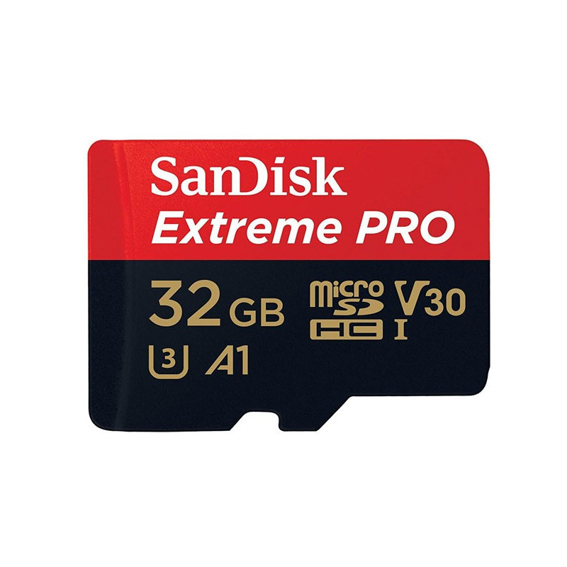 SanDisk Extreme Pro 32GB microSD SDHC SQXCG 100MB/s 90MB/s V30 U3 C10 UHS-1 4K UHD Shock temperature water & X-ray proof with SD