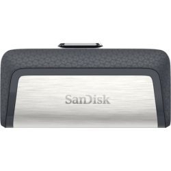 SanDisk 32GB Ultra Dual Drive Go 2-in-1 USB-C & USB-A Flash Drive Memory Stick 150MB/s USB3.1 Type-C Swivel for Android Smartpho