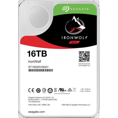 Seagate Ironwolf 16TB 3.5in NAS Hard Drive