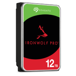 Seagate Ironwolf Pro - NAS - 3.5in HDD - 12TB - Sata 6GB/S - 7200Rpm - 256Mb Cache - 5 Years Or 2.5M Hours Mtbf Warranty
