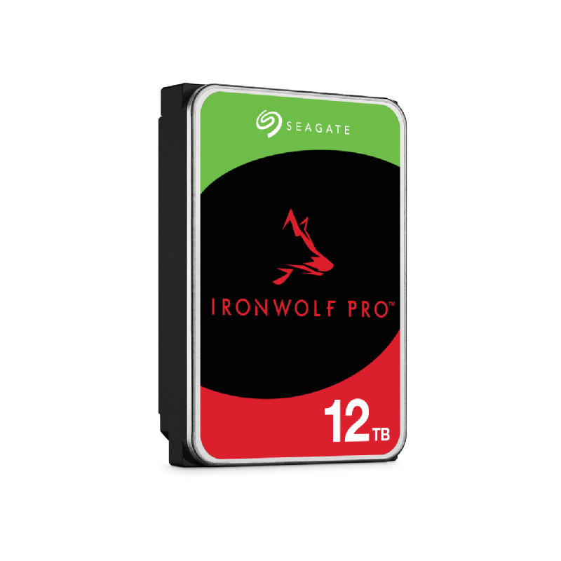 Seagate Ironwolf Pro - NAS - 3.5in HDD - 12TB - Sata 6GB/S - 7200Rpm - 256Mb Cache - 5 Years Or 2.5M Hours Mtbf Warranty
