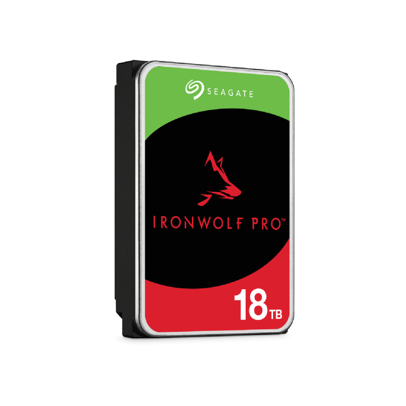 Seagate Ironwolf Pro - NAS - 3.5in HDD - 18TB - Sata 6GB/S - 7200Rpm - 256Mb Cache - 5 Years Or 2.5M Hours Mtbf Warranty