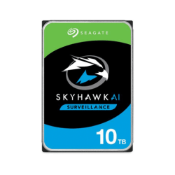 Seagate Skyhawk Ai - Surveillance - 3.5in HDD - 10TB - Sata 6GB/S - 7200Rpm - 256Mb Cache - 5 Years Or 2M Hours Mtbf Warranty