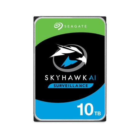 Seagate Skyhawk Ai - Surveillance - 3.5in HDD - 10TB - Sata 6GB/S - 7200Rpm - 256Mb Cache - 5 Years Or 2M Hours Mtbf Warranty