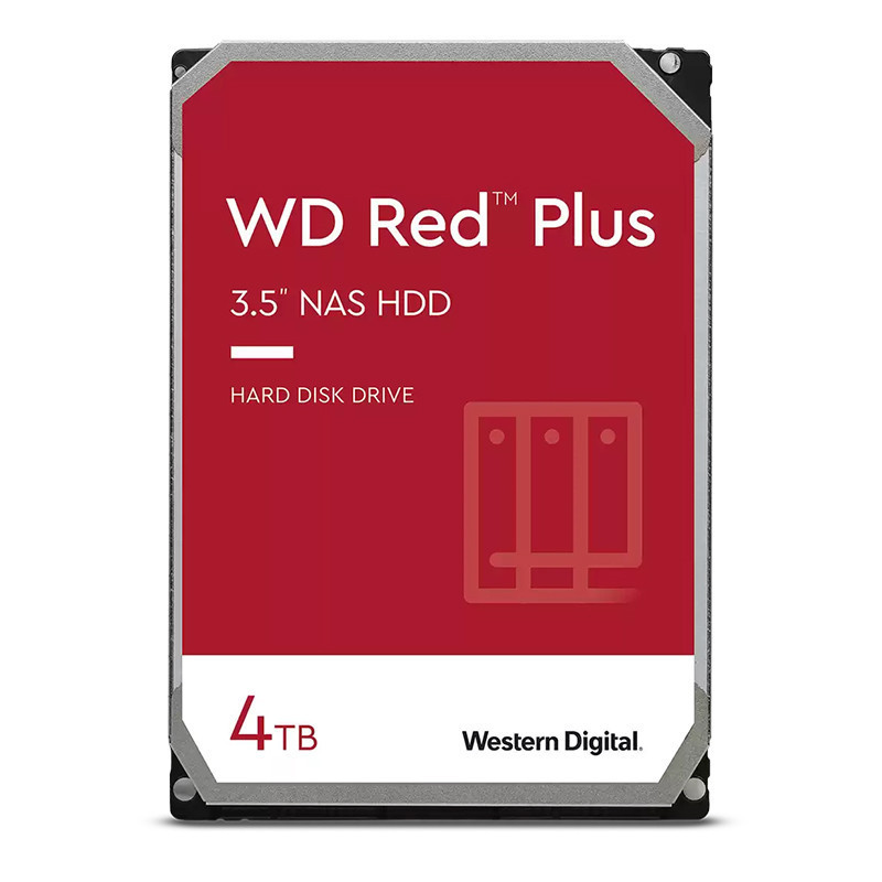 Western Digital WD Red Plus 4TB 3.5in SATA III NAS Hard Drive - WD40EFPX
