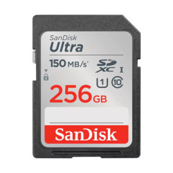 SanDisk 256GB Ultra SDHC and SDXC UHS-I Memory Card - 150MB/s