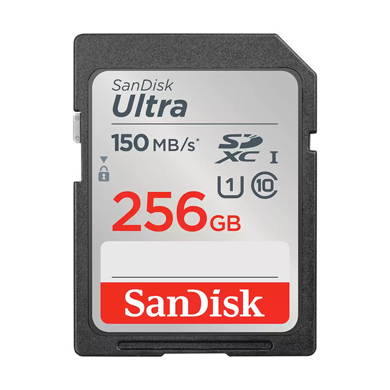 SanDisk 256GB Ultra SDHC and SDXC UHS-I Memory Card - 150MB/s