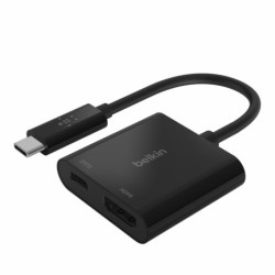 USB-C to HDMI + Charge Adapter BLK (60W