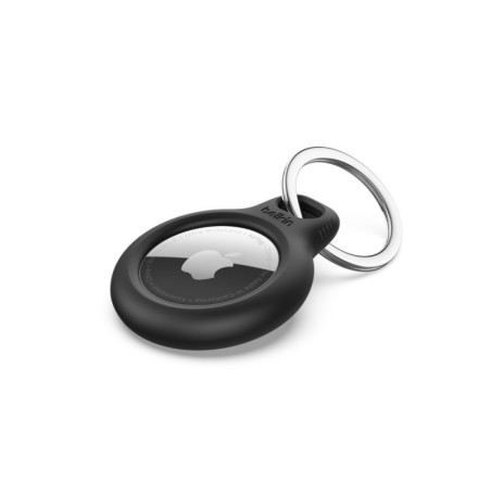 SECURE HOLDER KEYRING FOR AIRTAG- BLK